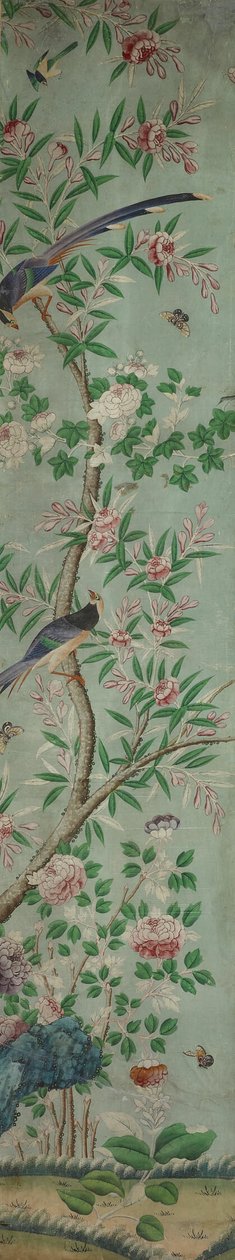 Painel de parede: Pássaros e flores de Unknown artist