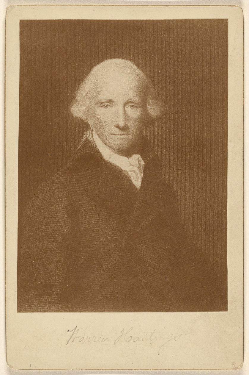 Warren Hastings (de uma gravura) de Unknown artist
