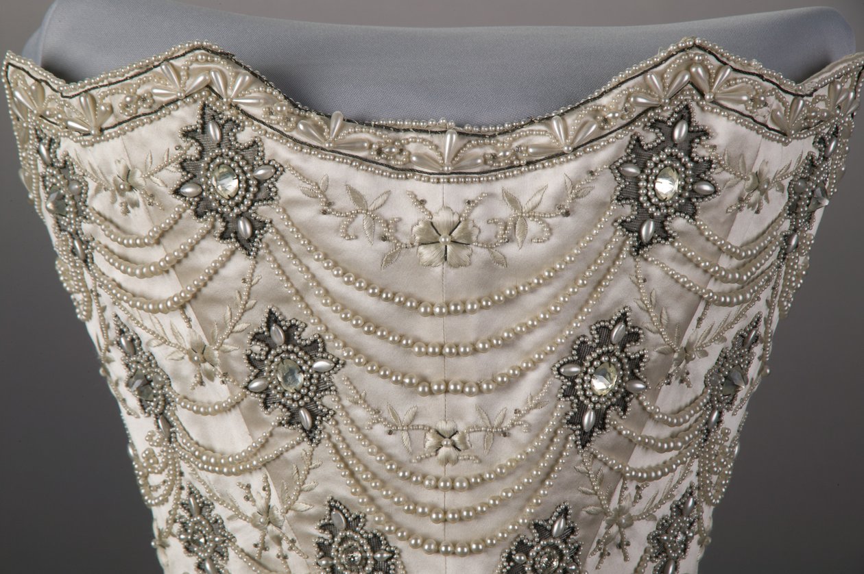 Corpete vestido de noiva de Unknown artist