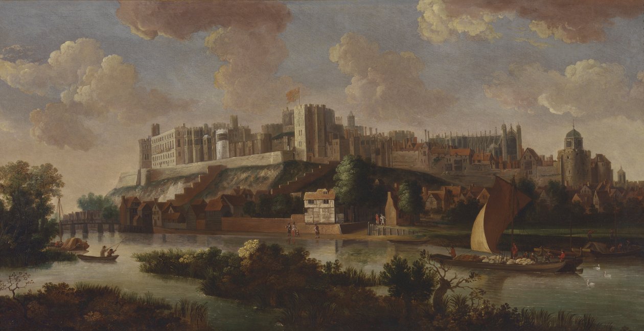 Castelo de Windsor Visto do Tamisa de Unknown artist