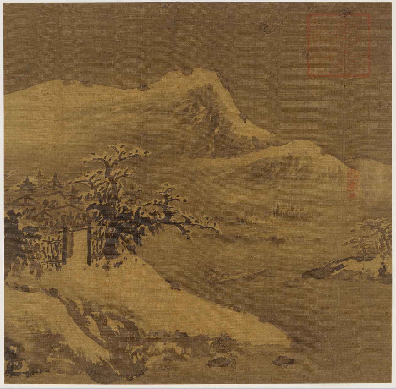 Paisagem de inverno de Unknown artist