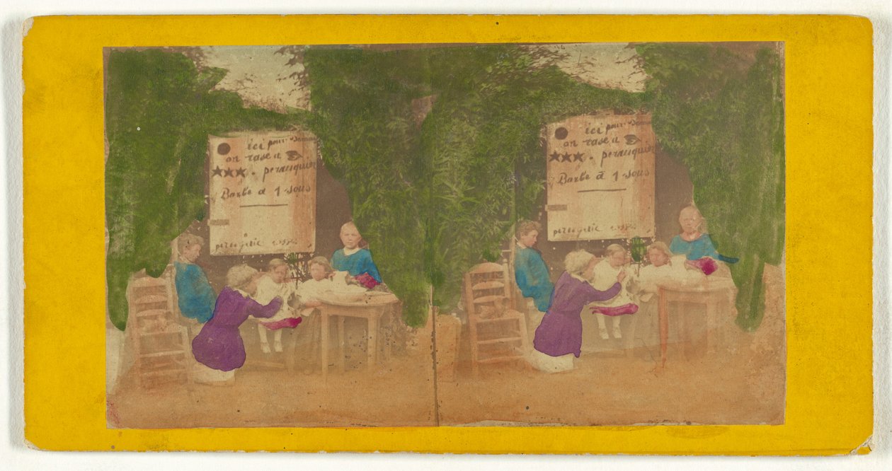 [Mulheres e crianças sentadas à mesa]. de Unknown artist