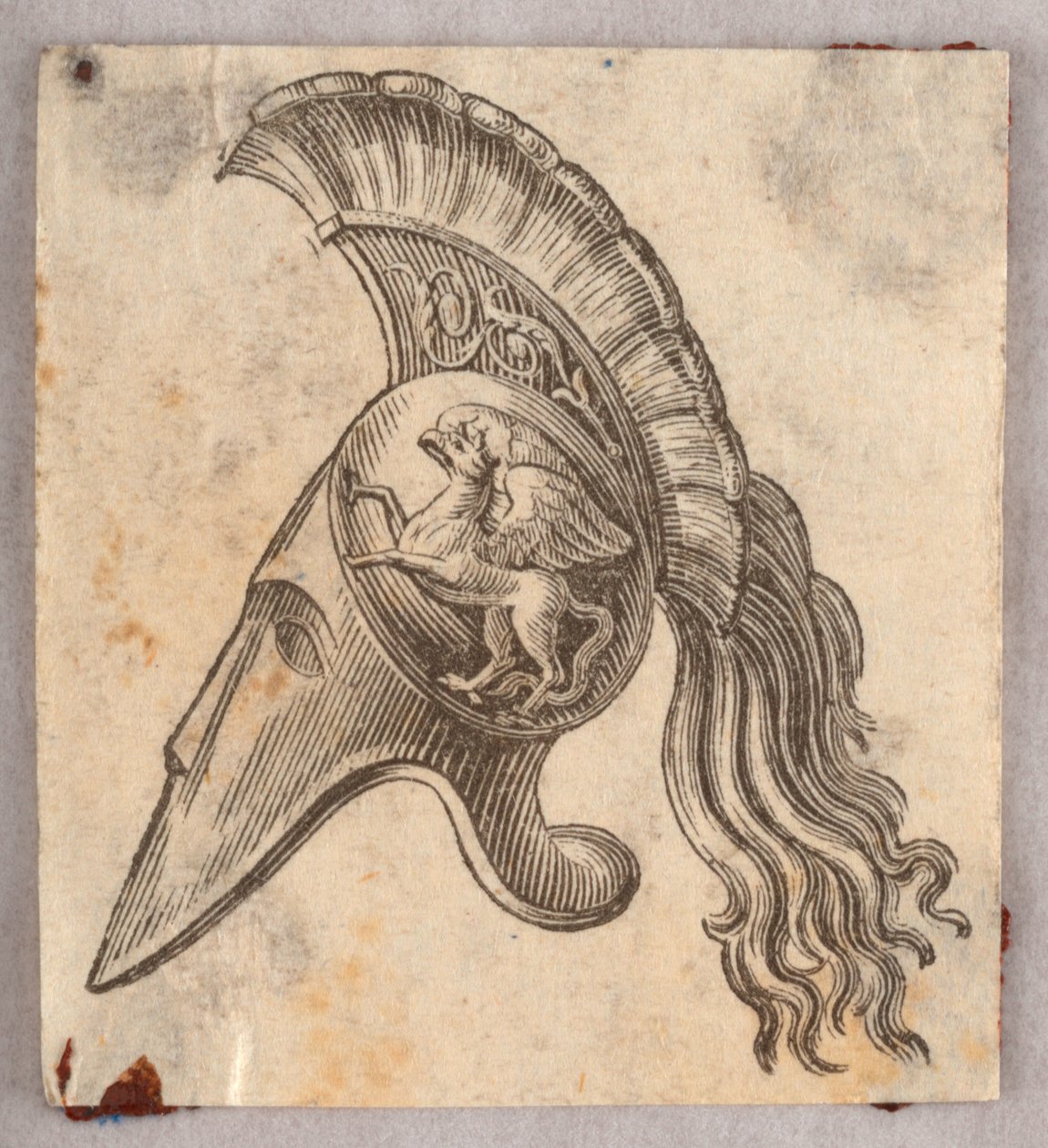 Gravura em madeira. Vinheta de Unknown artist