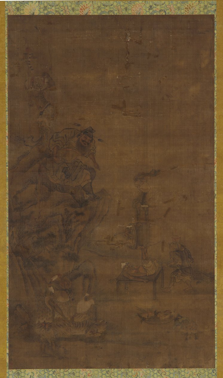 Zhong Kui Domar as Cinco Pestilências de Unknown artist