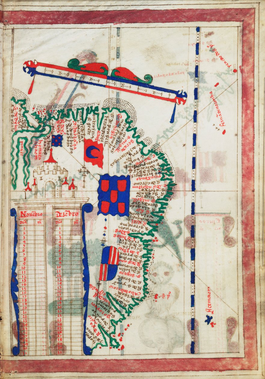 c.1550-60 (tinta sobre velino) de Unknown artist