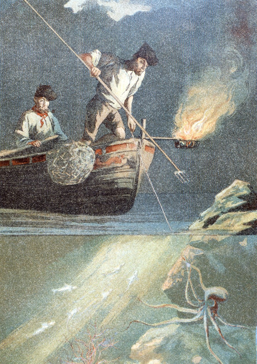 polvo de pesca de Unknown artist