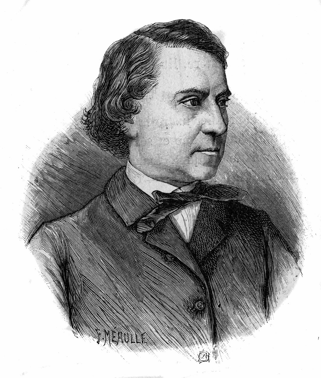 retrato de Louis Blanc, político e historiador francês (1811-1882). de Unknown artist