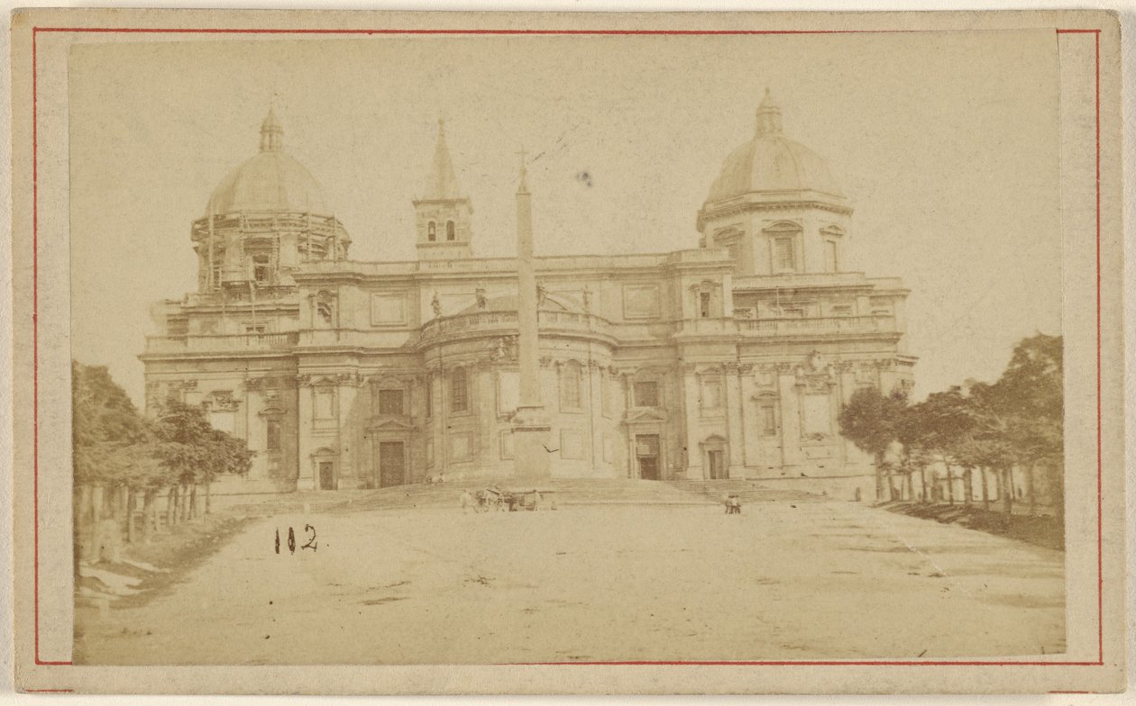S. Maria Maggiore [Vista traseira]. de Unknown artist/maker
