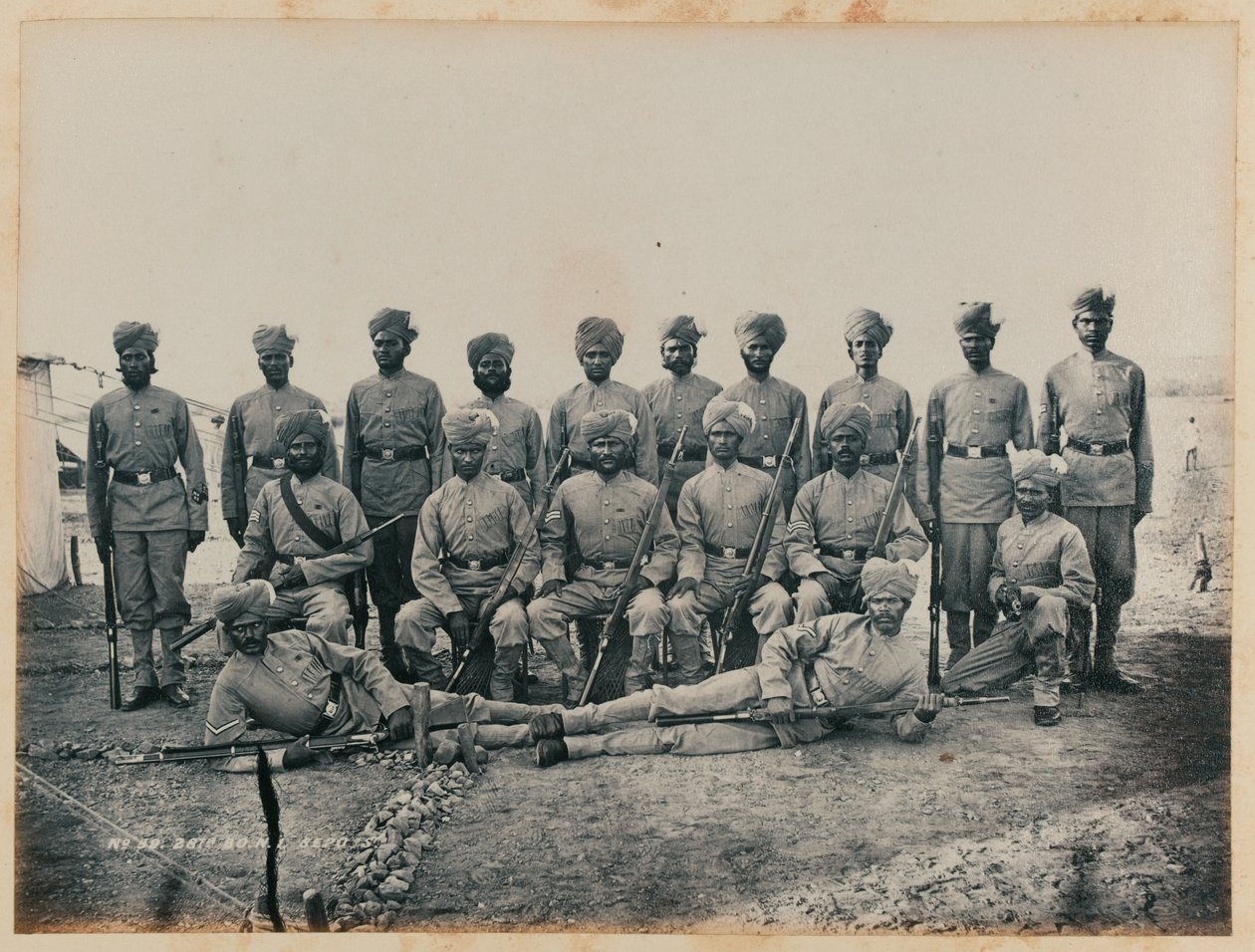 28ª Infantaria Nativa de Bombaim Sepoys de Unknown photographer