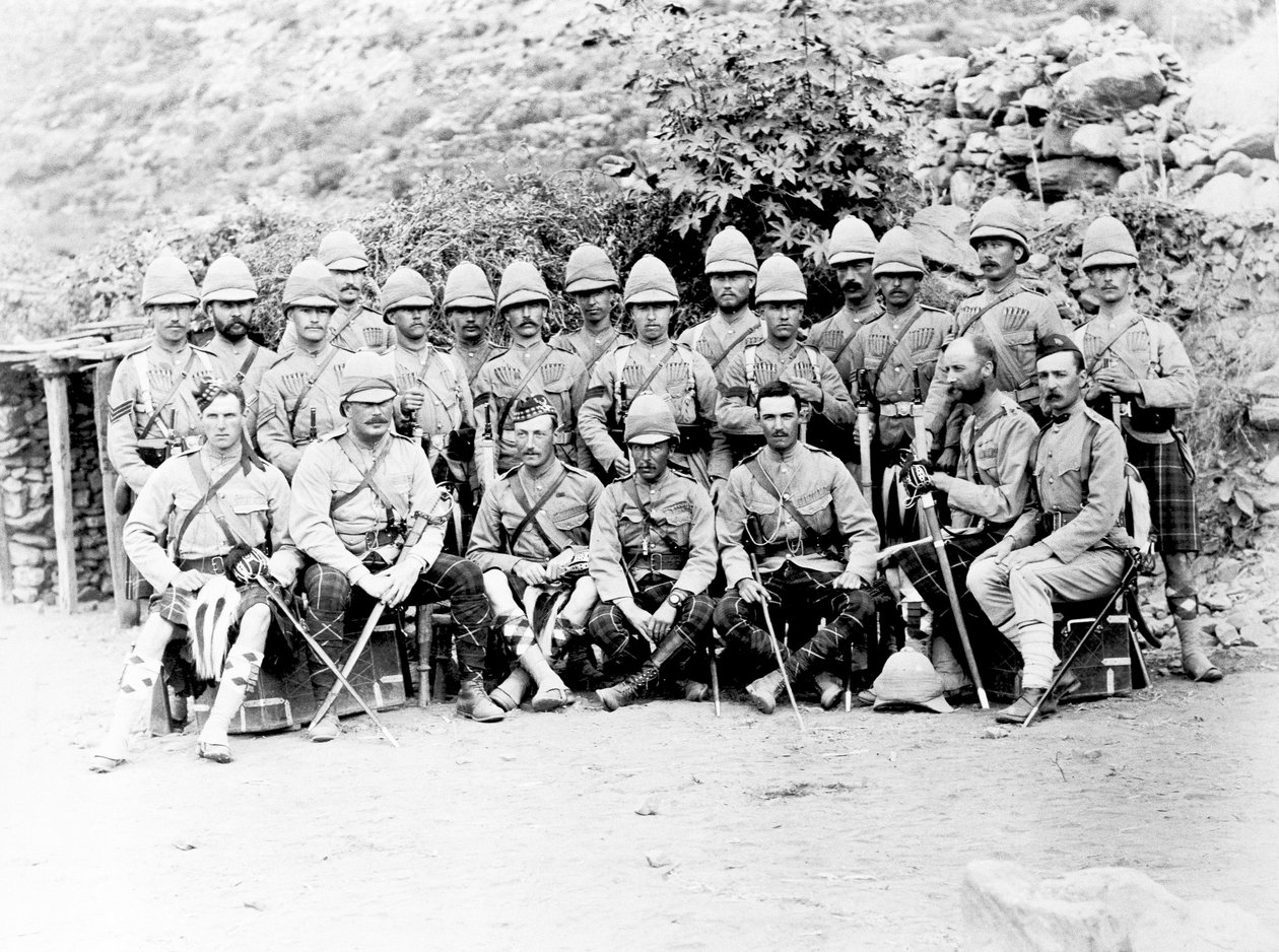 2º Batalhão, Seaforth Highlanders (Ross-shire Buffs, The Duke of Albanys), Black Mountain Expedition de Unknown photographer
