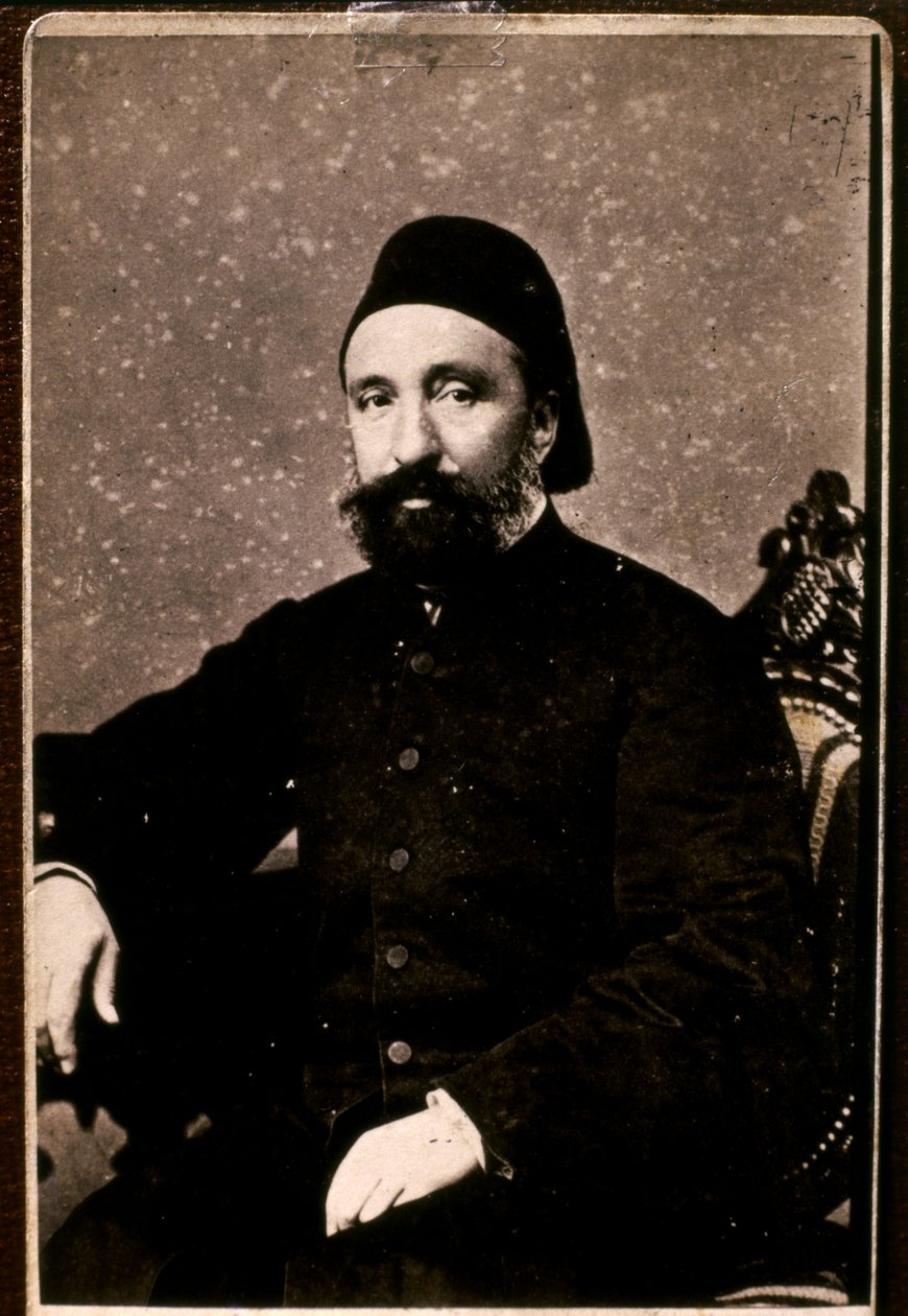 Ahmed Selik MIDHAT Pasha (1822-1863), político otomano (fotografia) de Unknown photographer
