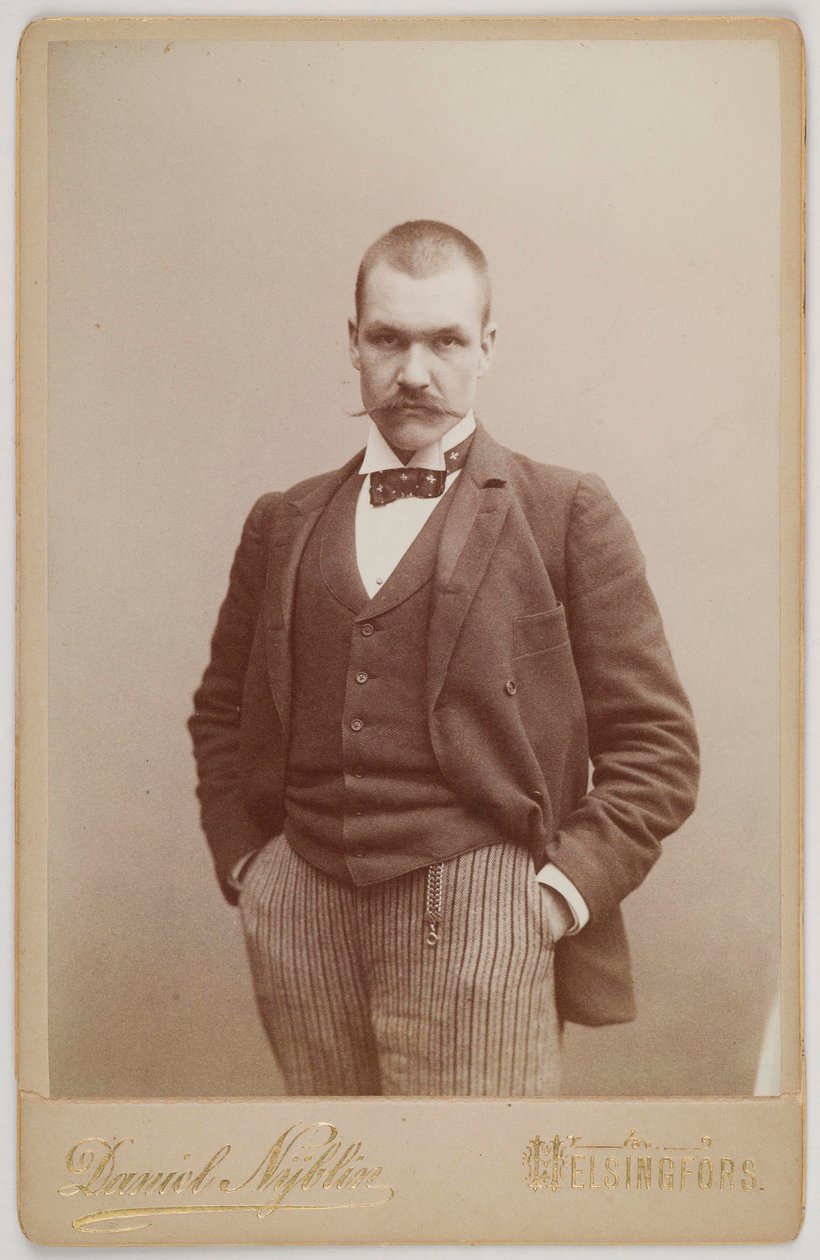 Akseli Gallen Kallela (1867-1931) - Akseli Gallen-Kallela - Anônimo. Fotografia de Unknown photographer