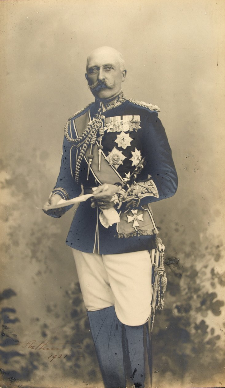 Arthur, Duque de Connaught, Marechal de Campo e Coronel em Chefe, Royal Dublin Fusiliers, 1910 por volta de de Unknown photographer
