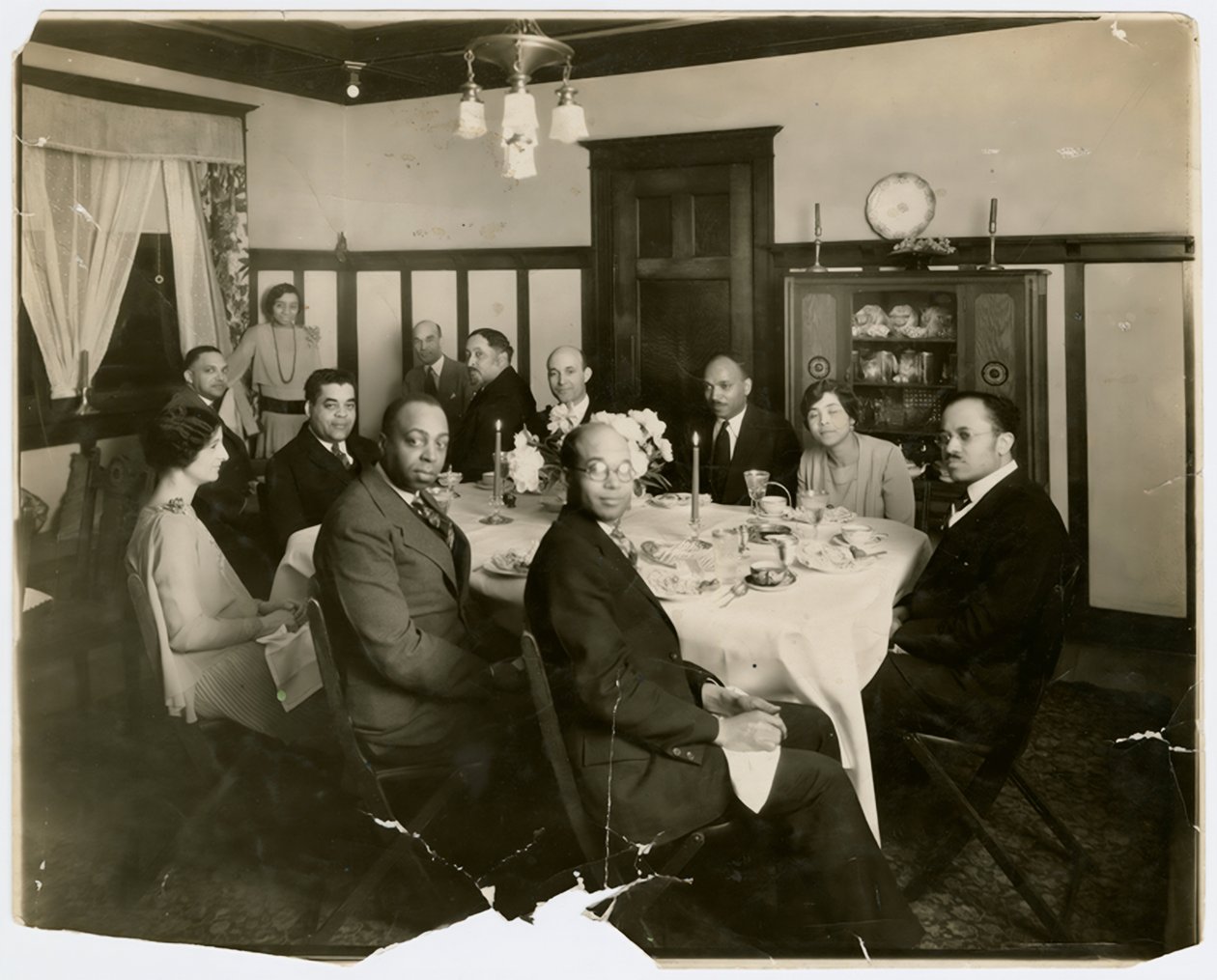 Arthur Schomburg e William Edouard Scott e outros de Unknown photographer