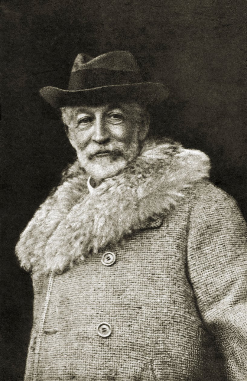 Barão Edmond de Rothschild (fotografia a preto e branco) de Unknown photographer