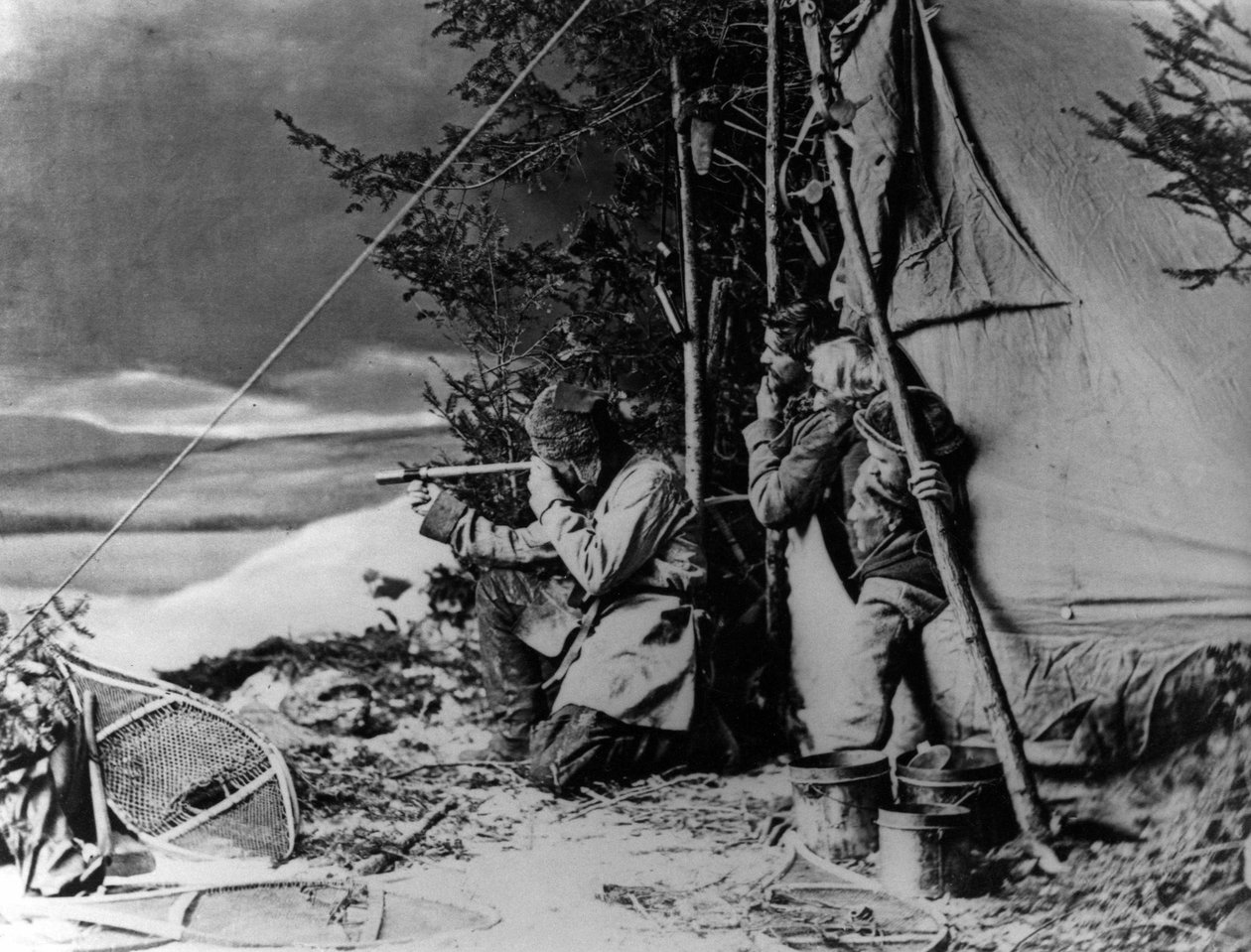 Canadá: A Vida do Trapper - BN Montréal. de Unknown photographer