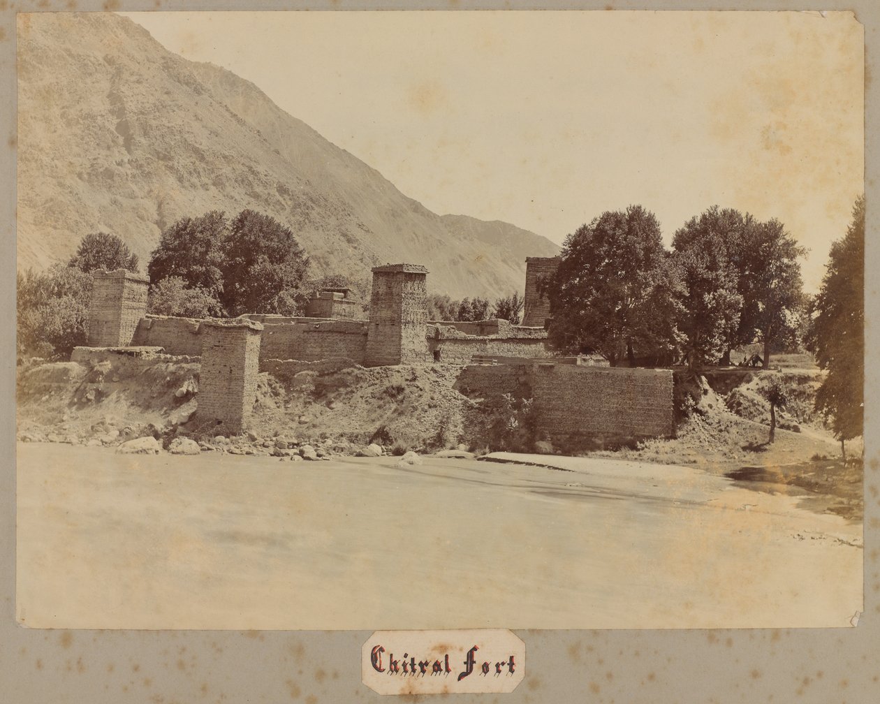 Forte de Chitral, 1895 de Unknown