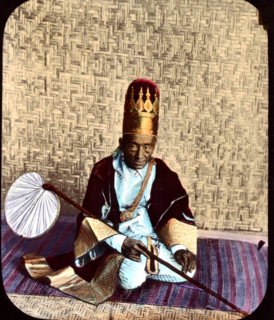 Comandante-Chefe do Exército em Mandalay, c.1890s (foto) de Unknown photographer