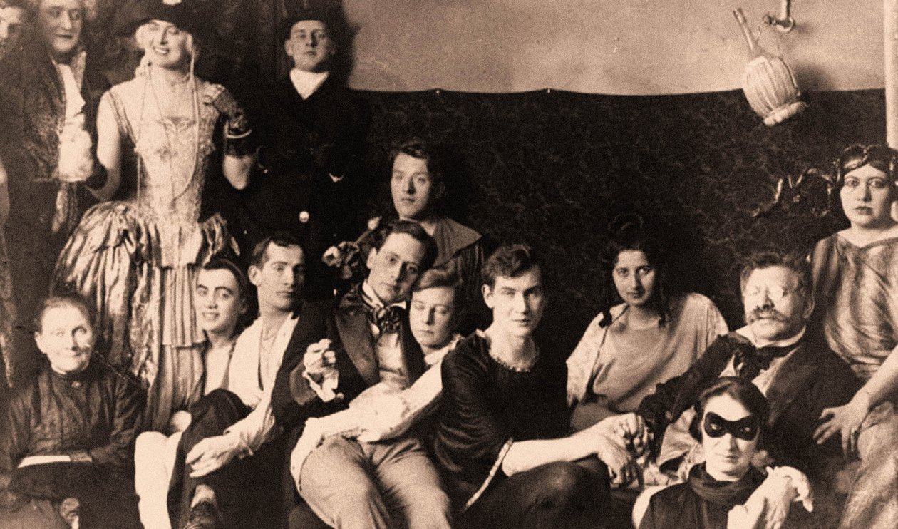 Festa de máscaras, Instituto de Ciências Sexuais, Berlim. 1920 (foto) de Unknown photographer