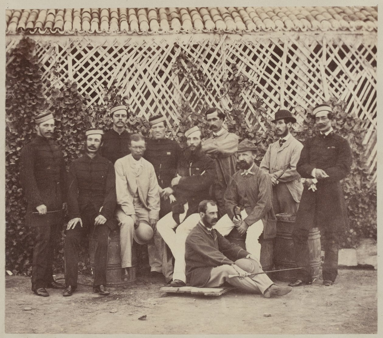 Cricketers, Karachi de Unknown photographer