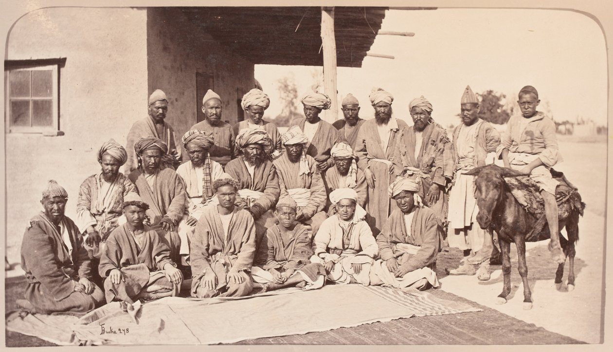 Durbar Maidan e Logar Chiefs, Cabul de Unknown photographer