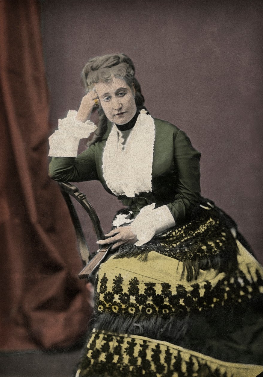 Eugenie de Montijo (1826-1920), esposa de Napoleão III, a última imperatriz da França. de Unknown photographer