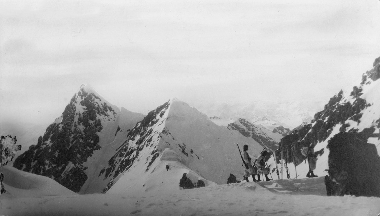Europa, Itália, Trentino Alto Adige, Bolzano, no refúgio alpino Hochforch de Unknown photographer