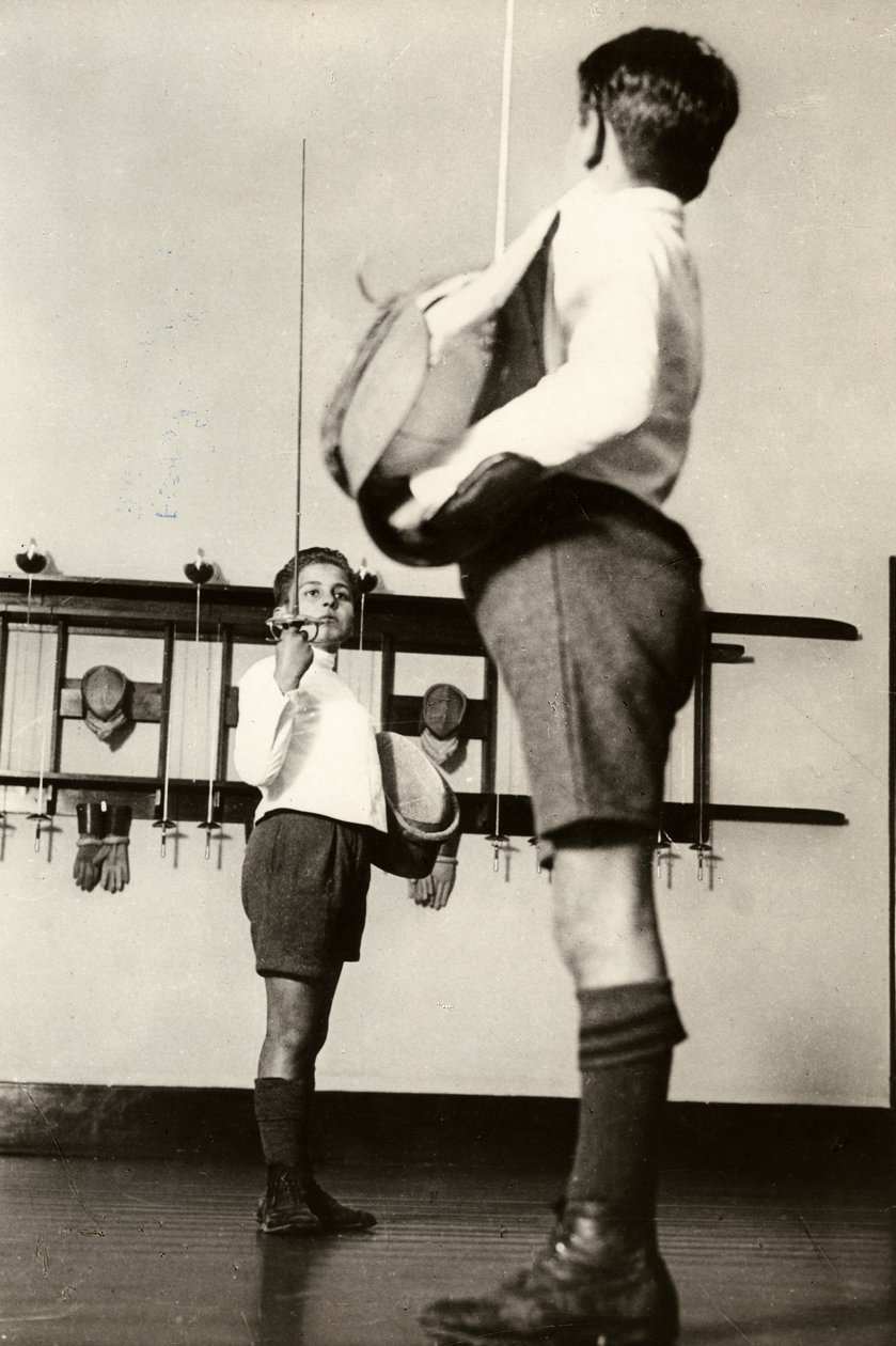 Fascismo, aulas de esgrima de Unknown photographer