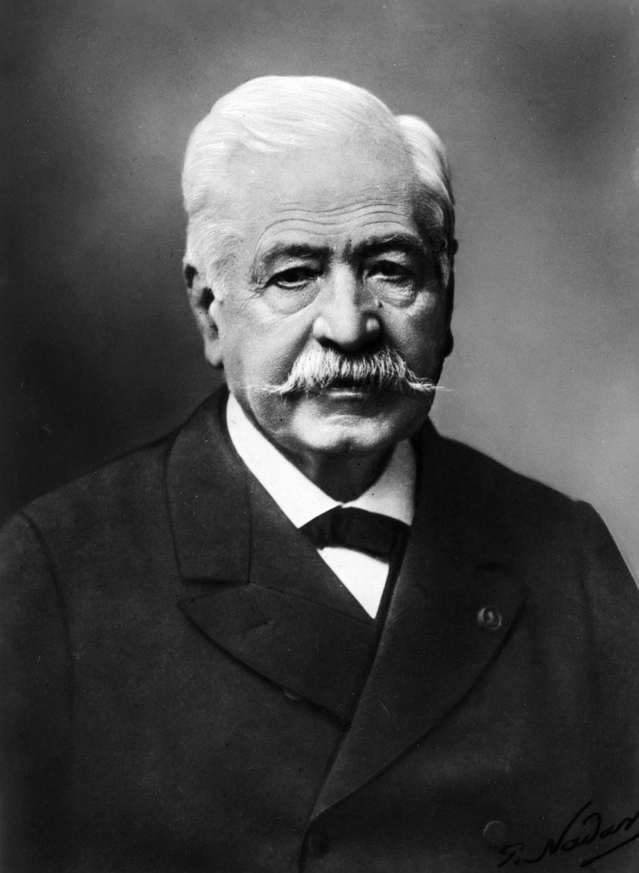 Ferdinand de Lesseps (1805-1894), diplomata e administrador francês. de Unknown photographer