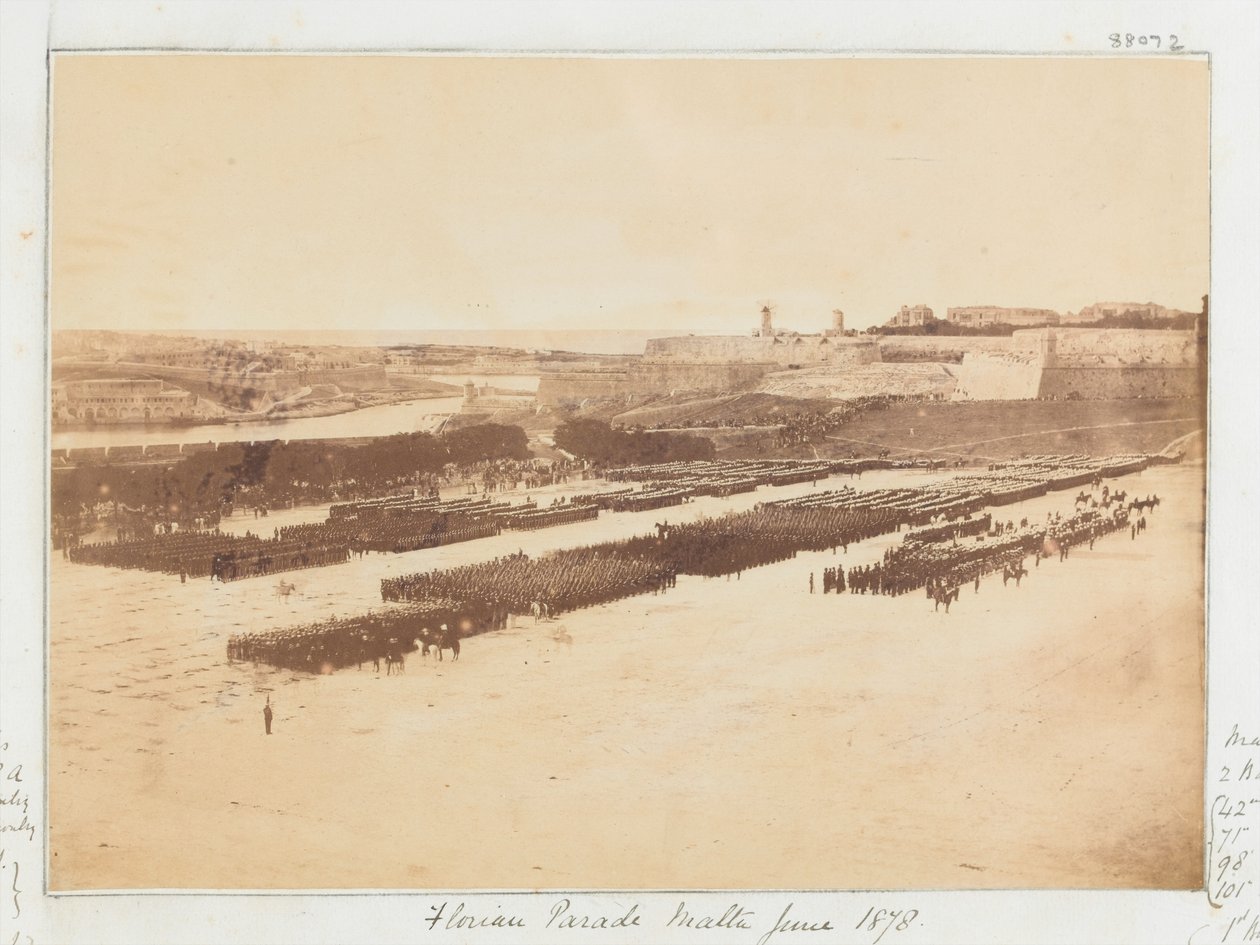 Florian Parade, Malta, junho de 1878 de Unknown photographer