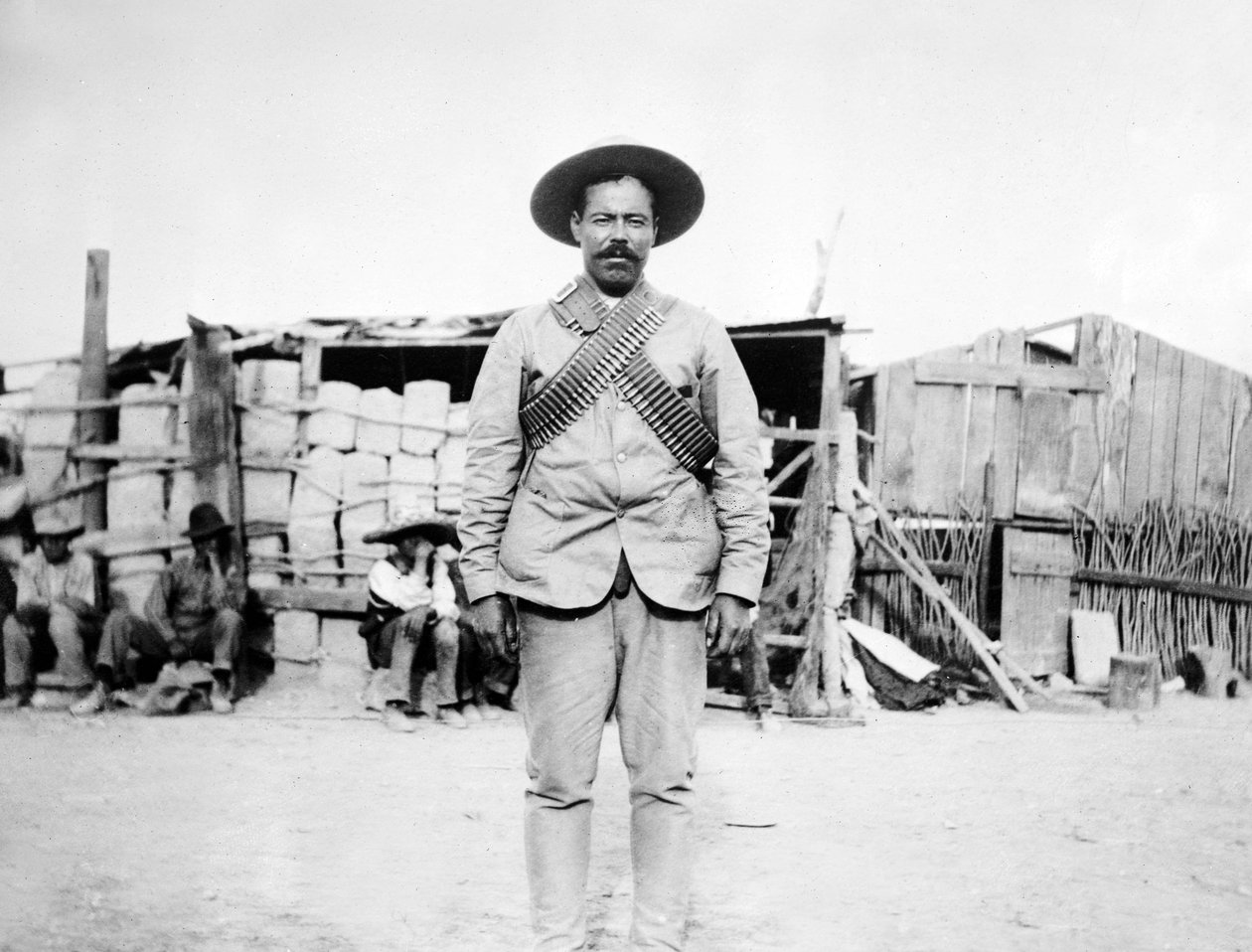 Francisco Villa aka Pancho Villa (1878-1923) general da Revolução Mexicana de Unknown photographer