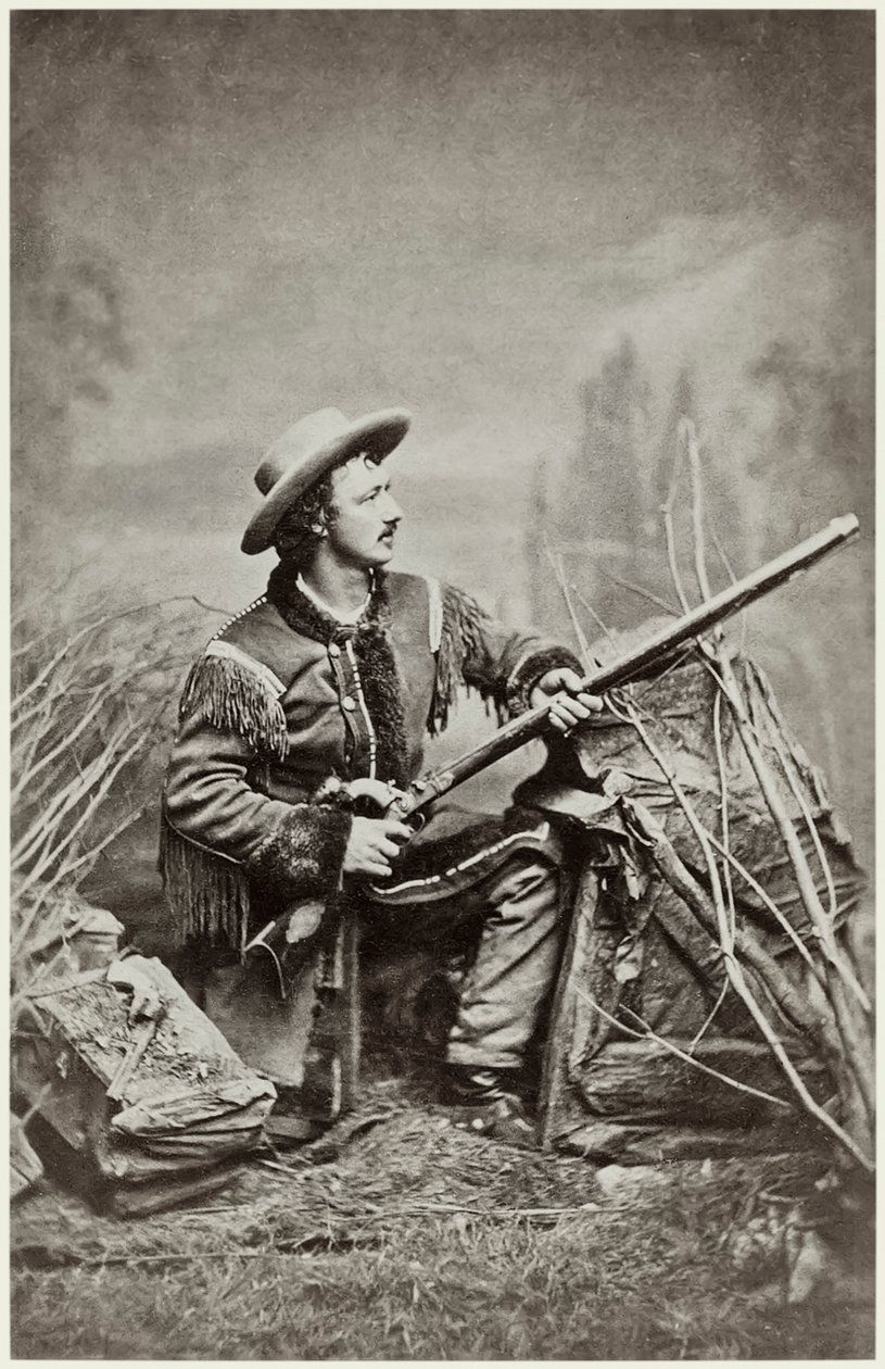 John Baker Omohundro mais conhecido como Texas Jack, um cowboy e batedor de fronteira do Exército Confederado. de Unknown photographer