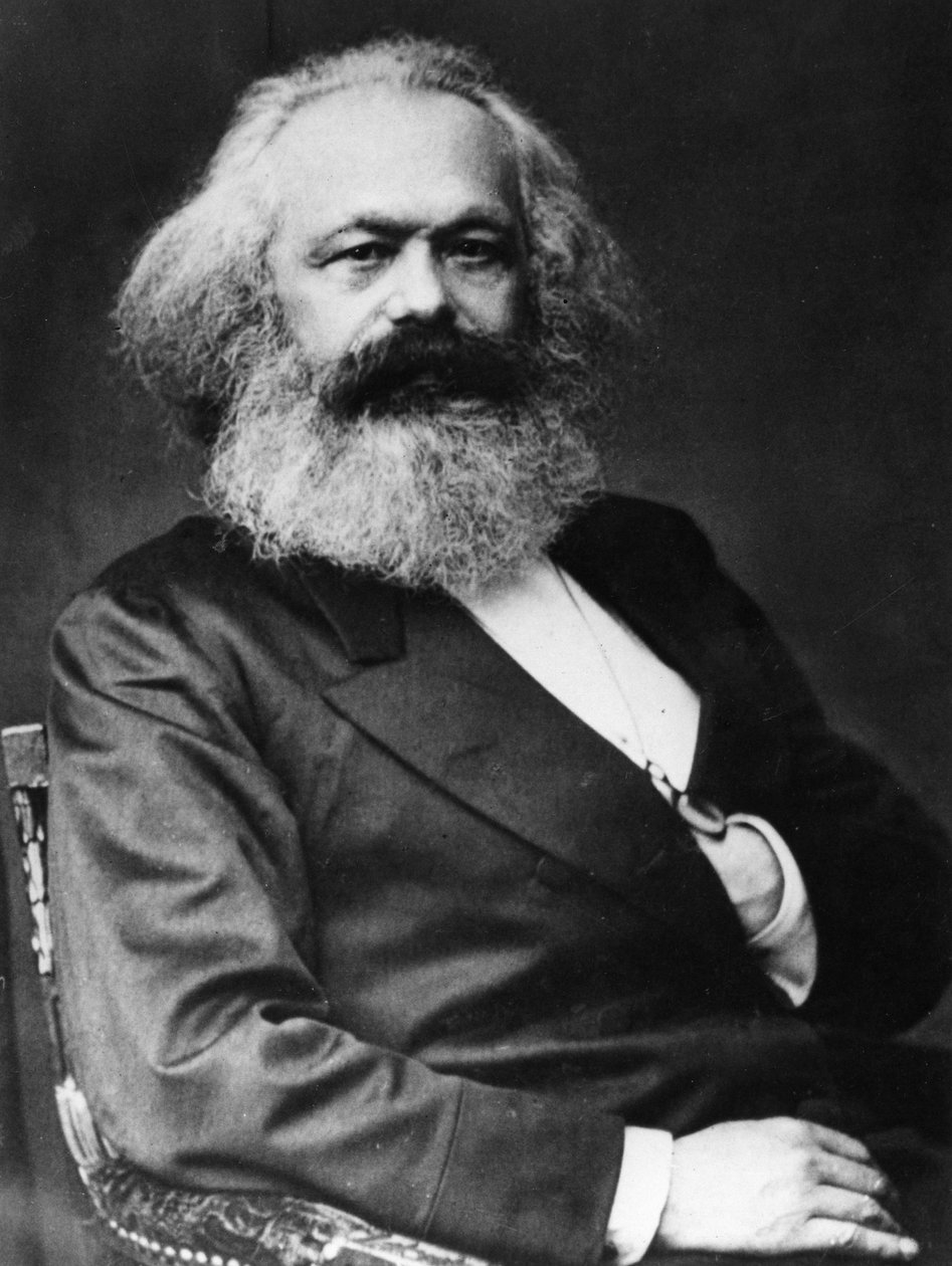 Karl Marx (1818-1893), Teorista Socialista Alemão e Revolucionário de Unknown photographer