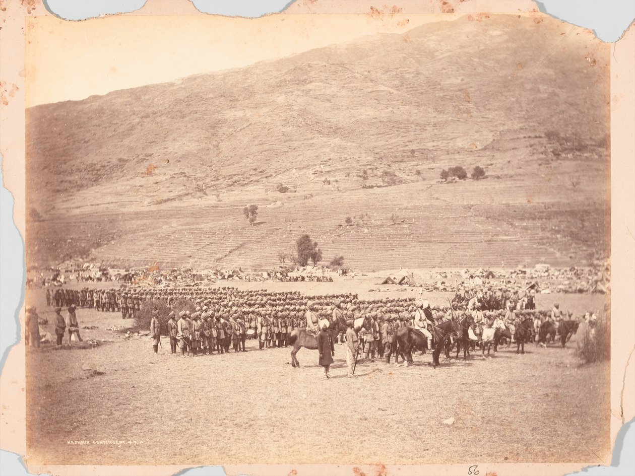 Expedição ao Contingente de Caxemira da Montanha Negra de Unknown photographer