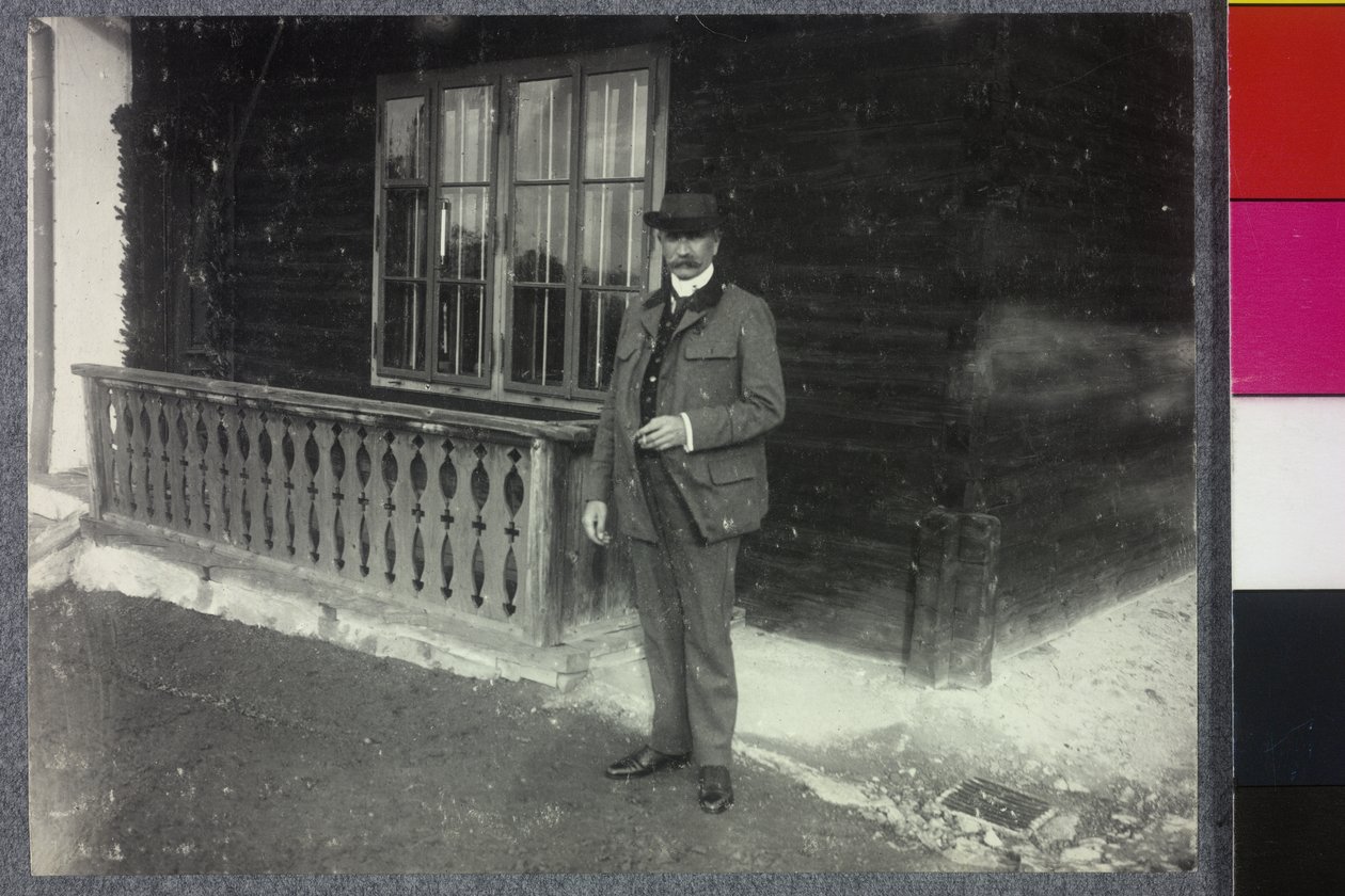 Ladislau Cavriani em S. Jacob na floresta de Unknown photographer