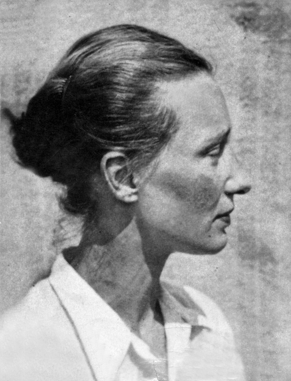 Marie-Madeleine Fourcade, c.1942 (fotografia a preto e branco) de Unknown photographer