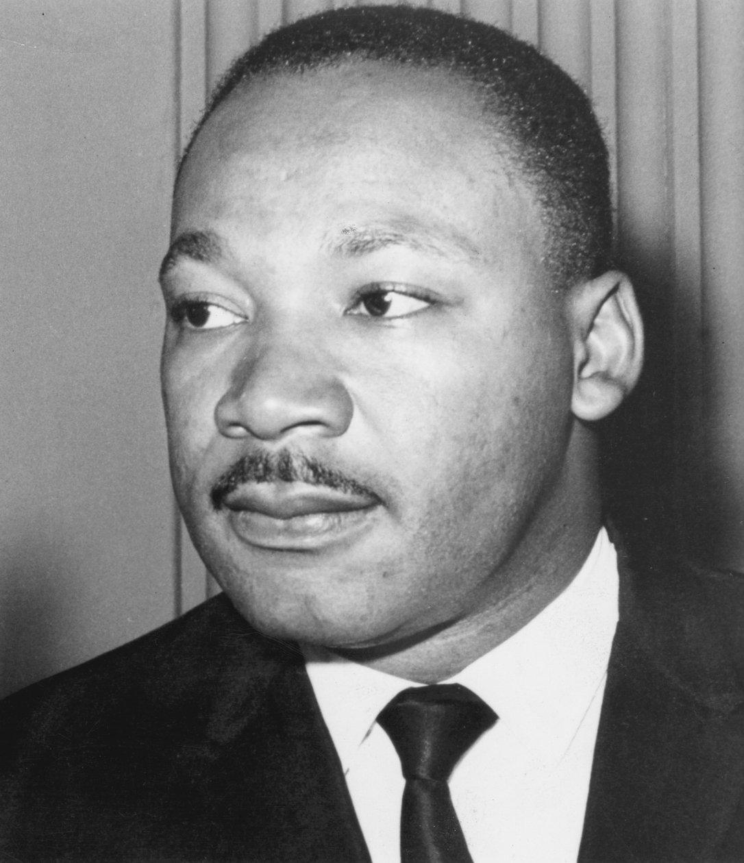 Martin Luther King Jr (1929-68) (fotografia a preto e branco) de Unknown photographer