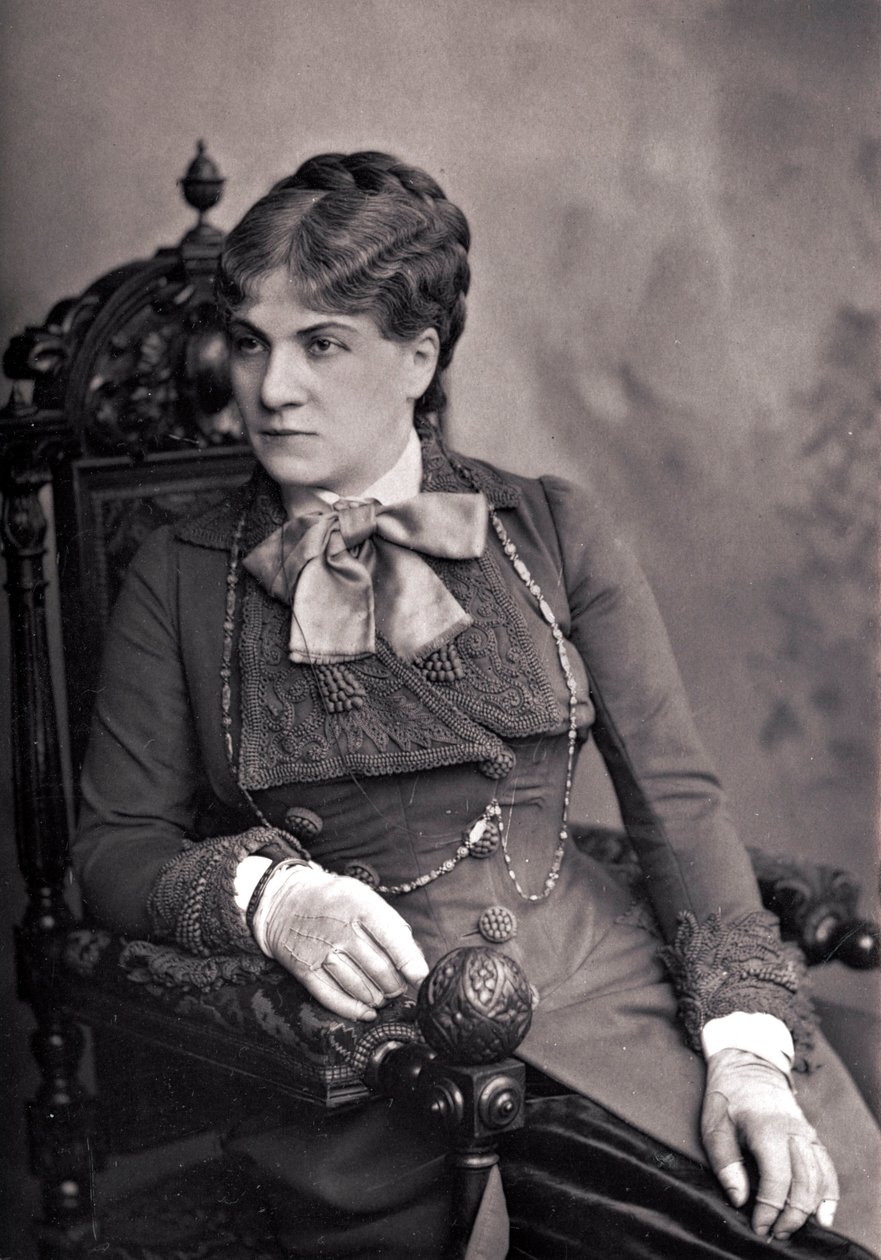 Mme. Alix-Marie PASCA (1836-1906) - Retrato de Alix Pasca (1835-1914), comediante francês. Fotografia de finais do século XIX. de Unknown photographer