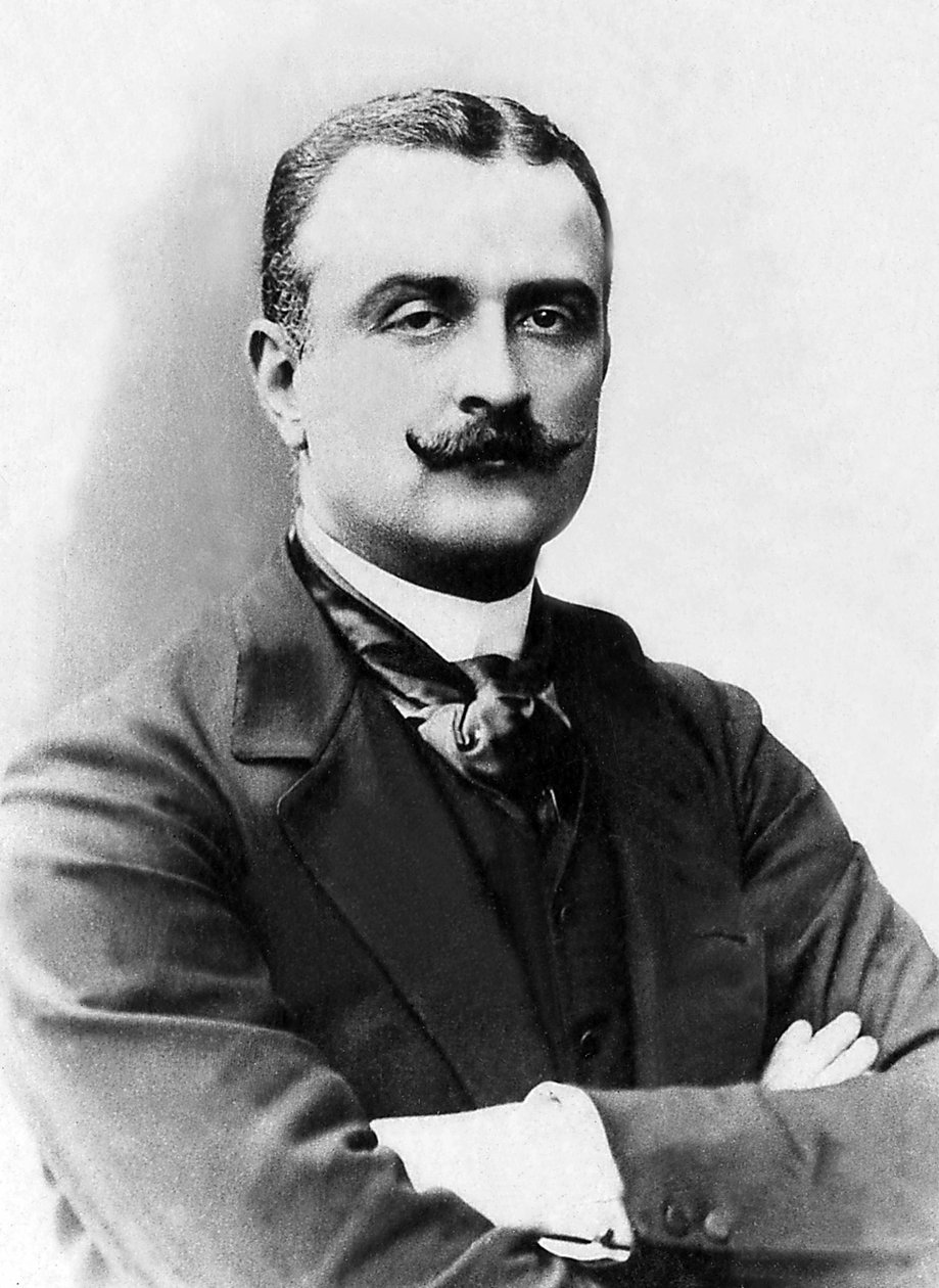 Retrato Marquês Antoine de Mores (1858-1896), aventureiro francês. de Unknown photographer