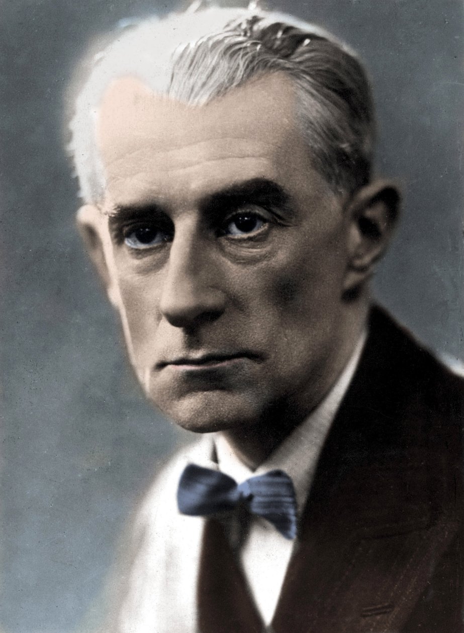 Retrato do compositor Maurice Ravel. de Unknown photographer