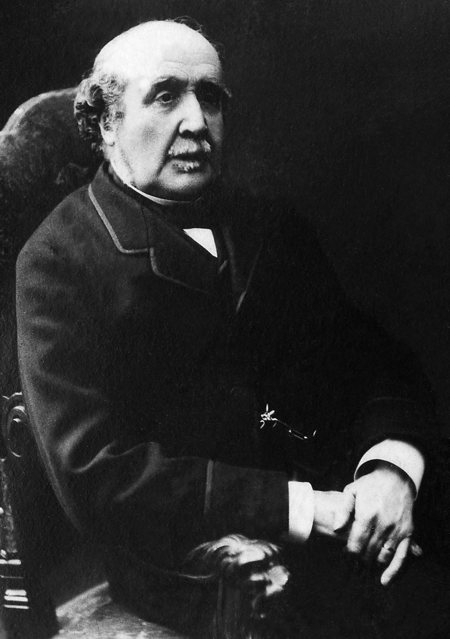 Retrato de Albert, Duque de Broglie (1821-1901), historiador e político francês. de Unknown photographer