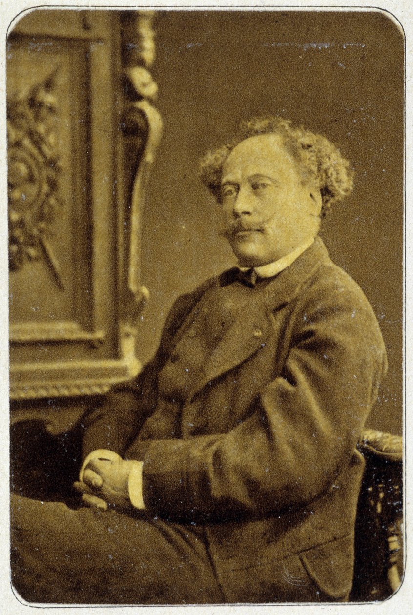 Retrato de Alexandre Dumas Jr. (1824 - 1895) em 1884 de Unknown photographer