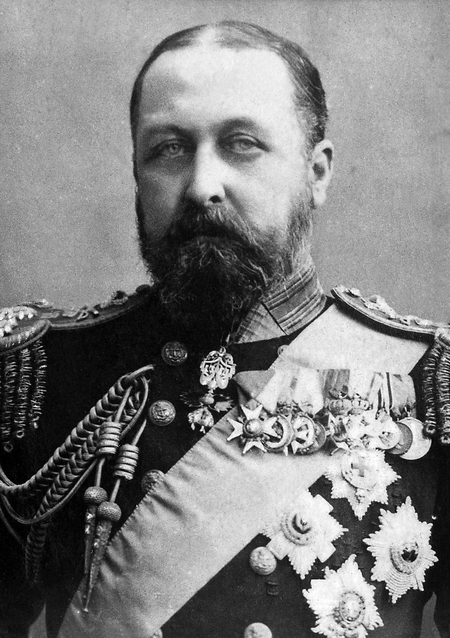 Retrato de Alfred Ernest Albert (1844-1900), irmão do Rei Eduardo VII de Inglaterra, Duque de Edimburgo e Saxónia Cobourg Gotha, e Conde de Kent e Ulster. de Unknown photographer