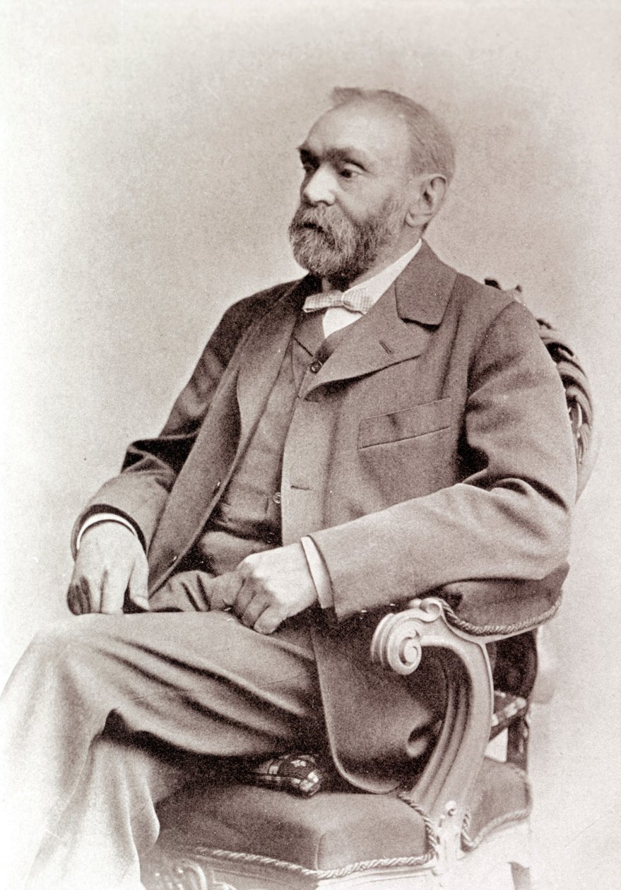Retrato de Alfred Nobel. Fotografia. Século XIX. de Unknown photographer
