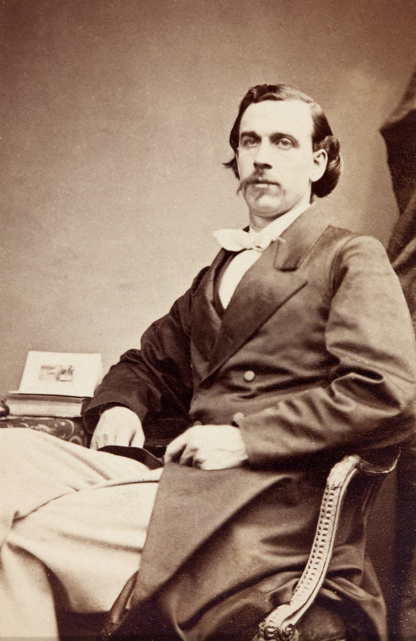 Retrato de Allan Foli, c.1860 (fotografia a preto e branco) de Unknown photographer