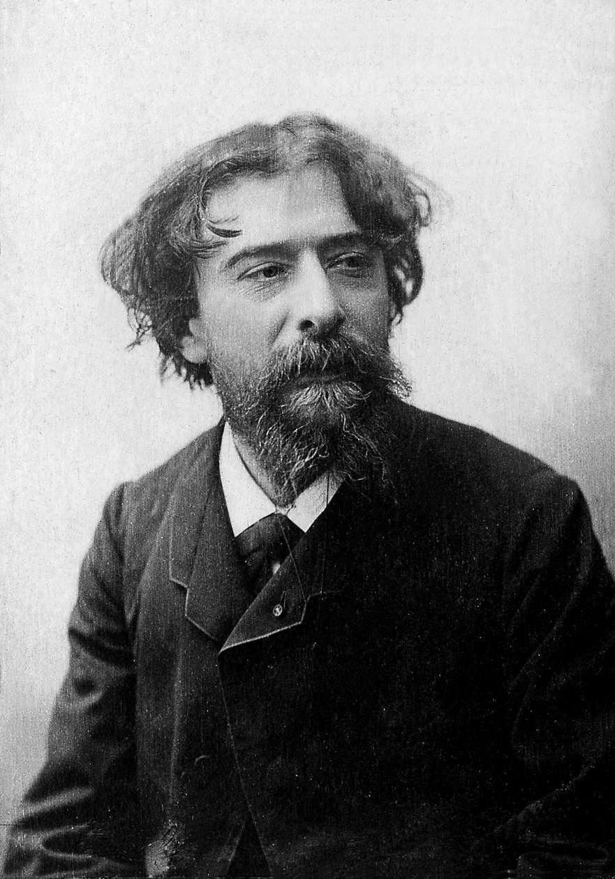 Retrato de Alphonse Daudet (1840-1897), romancista e contador de histórias francês. de Unknown photographer