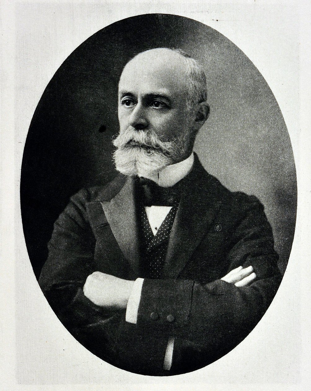 Retrato de Antoine Henri Becquerel - Físico inglês, Prémio Nobel de Literatura 1852-1908 de Unknown photographer