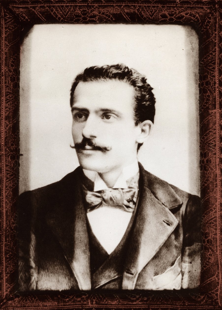 Retrato de Arturo Toscanini (1867-1957) em 1896 - de Unknown photographer