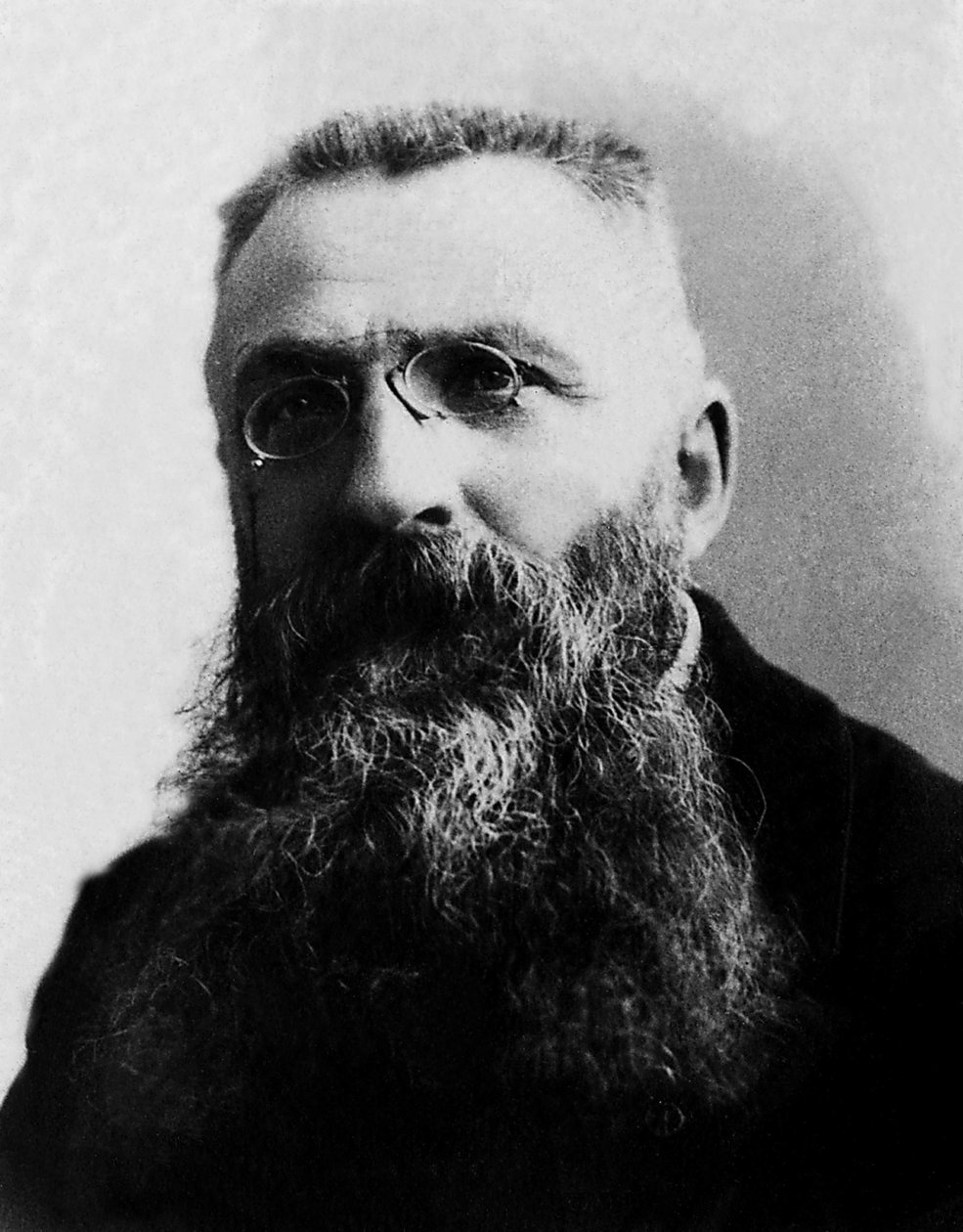 Retrato de Auguste Rodin (1840-1917) escultor francês. de Unknown photographer
