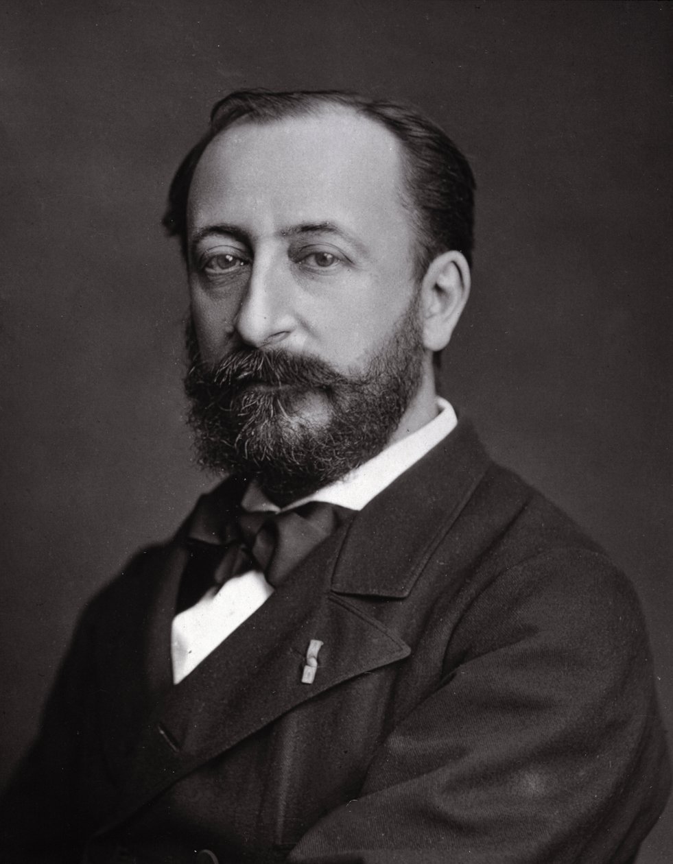 Retrato de Camille Saint Saens (Saint-Saens) (1835 - 1921), compositor francês. de Unknown photographer